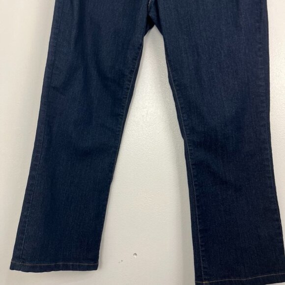 NYDJ Billie Mini Bootcut Dark Denim Short Jeans - Picture 11 of 11